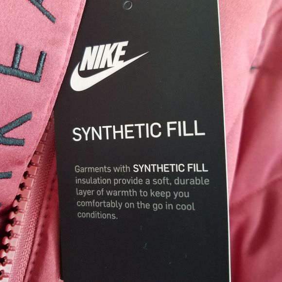 SOLD! NIKE Air Satin Fill Bomber Jacket NWT - Picture 9 of 12